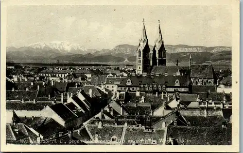 14360 - Niederösterreich - Wiener Neustadt gegen Schneeberg und Hohe Wand - nicht gelaufen 1942