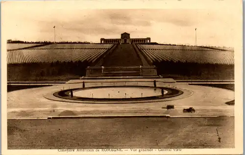 14377 - Italien - Romagne , Cimetiere Americain , Vue generale , Friedhof - nicht gelaufen