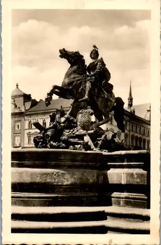 14385 - Tschechien - Olomouc , Olmütz , Caesarbrunnen , Cäsarbrunnen - nicht gelaufen
