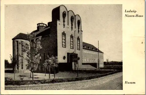 14386 - Deutschland - Husum , Ludwig Nissen Haus , Feldpost - gelaufen 1943
