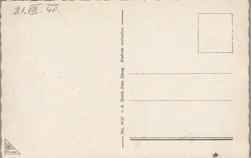 14398 - Niederlande - Scheveningen , Pier mit Scheveningsche Meisjes - nicht gelaufen 1940