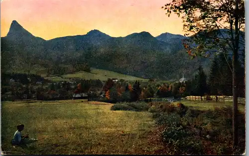 14460 - Künstlerkarte - Landschaft - nicht gelaufen