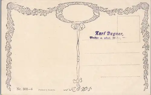 14535 - Künstlerkarte - Sonnenstrahlung im Park , Lumiere du soleil , Eduard Kasparides - nicht gelaufen