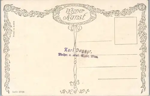 14564 - Künstlerkarte - Landschaft , signiert Peter Grabwinkler - nicht gelaufen