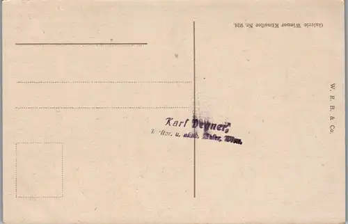 14584 - Künstlerkarte - Am Strande , signiert Franz Horst - nicht gelaufen