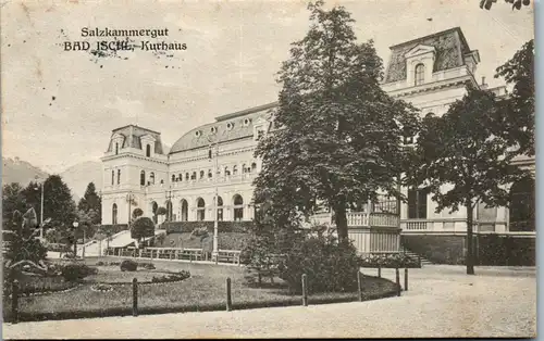 14706 - Oberösterreich - Bad Ischl , Kurhaus - gelaufen 1911