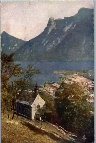 14735 - Oberösterreich - Ebensee , Tiefblick vom Kalvarienberg - nicht gelaufen