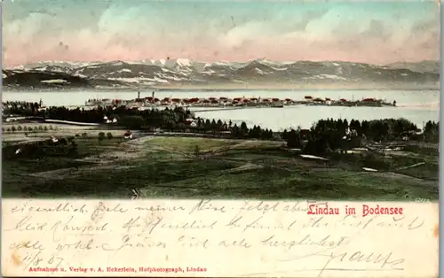 13447 - Deutschland - Lindau im Bodensee - gelaufen 1907