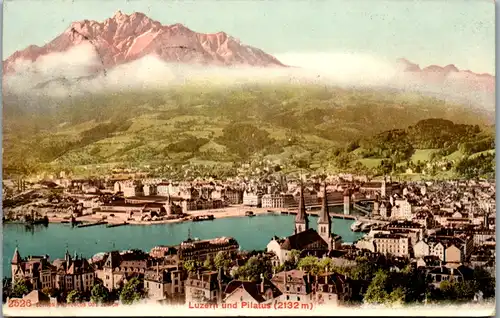 13448 - Schweiz - Luzern und Pilatus - gelaufen 1907