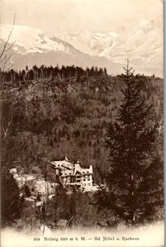 13451 - Schweiz - Brünig , Grand Hotel und Kurhaus - gelaufen 1907