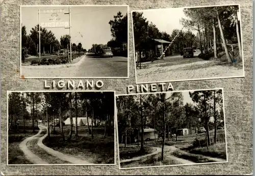 13468 - Italien - Lignano Pineta , Camping - gelaufen