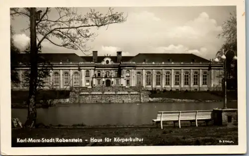 13473 - Deutschland - Karl Marx Stadt , Rabenstein , Haus für Körperkultur - gelaufen