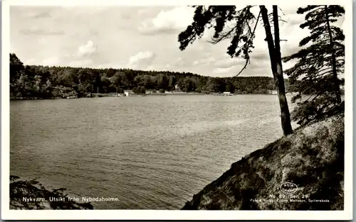 13474 - Schweden - Nykvarn , Utsikt fran Nybodaholme - gelaufen
