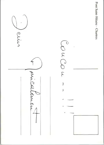 13480 - Frankreich - Chartres , Pont Saint Hilaire - nicht gelaufen