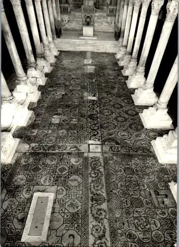 13519 - Italien - Aquileia , Interno della Basilica , Pavimento musivo - gelaufen 1958