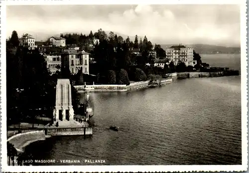 13532 - Italien - Lago Maggiore , Verbania , Pallanza - gelaufen 1966