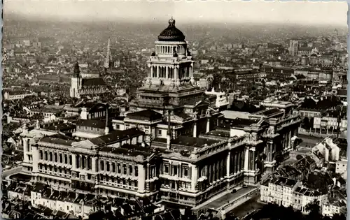 13544 - Belgien - Bruxelles , Brüssel , Panorama , Palais de Justice - nicht gelaufen