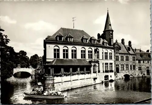 13545 - Belgien - Bruxelles , Brüssel , Hertog van Bourgondie en Groene Rei - nicht gelaufen