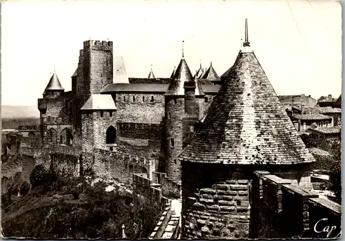 13554 - Frankreich - Carcassonne , Vue prise de la Tour de l'Eveque - gelaufen