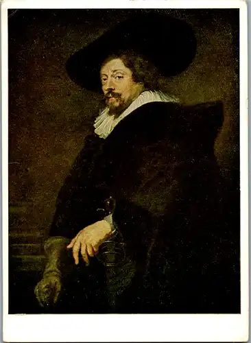 13610 - Künstlerkarte - Rubens , Selbstbildnis - nicht gelaufen