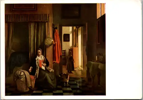 13611 - Künstlerkarte - Pieter de Hooch , Die Mutter - nicht gelaufen