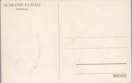 13625 - Künstlerkarte - Krün , Klais , Schloss Elmau , Speisesaal , signiert Edward Harrison Compton - nicht gelaufen