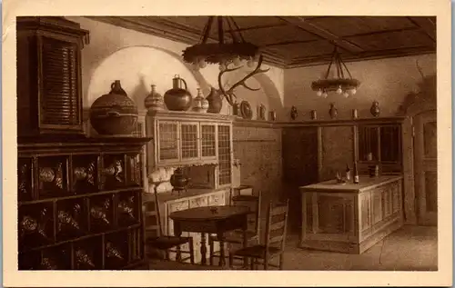 13634 - Deutschland - Krün , Klais , Schloss Elmau , Ecke im Trinkstübl - nicht gelaufen