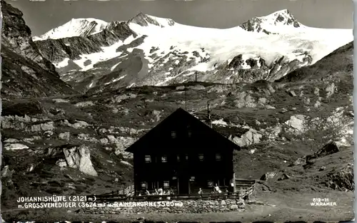 14829 - Tirol - Johannishütte mit Grossvenediger und Rainerhorn - gelaufen 1963