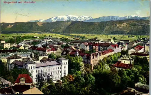 14842 - Kärnten - Klagenfurt mit Hochobir - gelaufen 1915