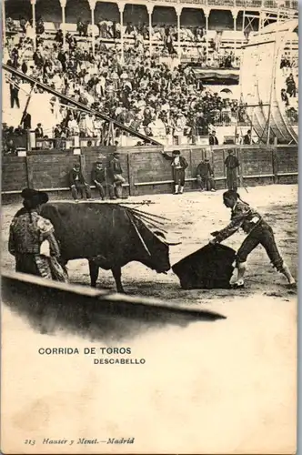 14853 -  - Corrida de Toros , Descabello - nicht gelaufen  , Stierkampf
