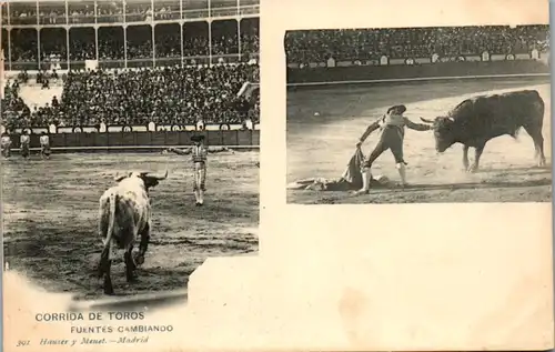 14858 -  - Corrida de Toros , Fuentes Cambiando - nicht gelaufen  , Stierkampf
