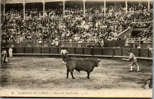 14867 -  - Corrida de Toros , Suerte de Banderillas - nicht gelaufen  , Stierkampf