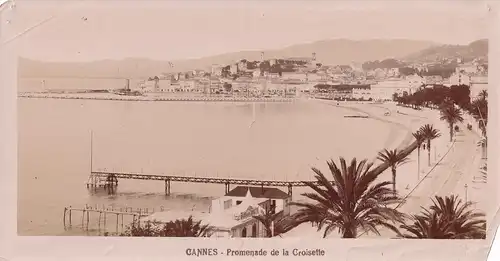 14894 - Frankreich - Cannes , Promenade de la Croisette - nicht gelaufen 1900