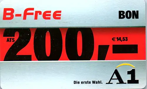 14904 - Österreich - B-Free Bon , A1