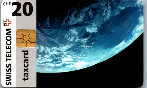 14925 - Schweiz - Taxcard , Weltraum , Erde