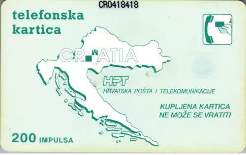 14954 - Kroatien - HPT , Helios