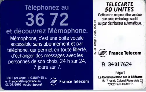 14968 - Frankreich - Memophone 3672