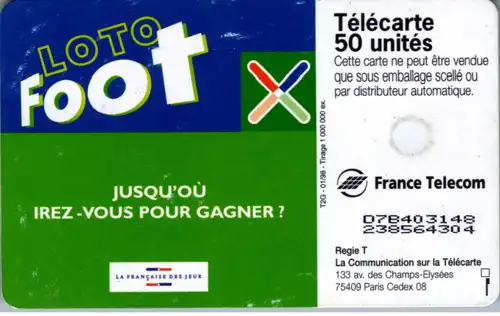 14969 - Frankreich - Loto Foot