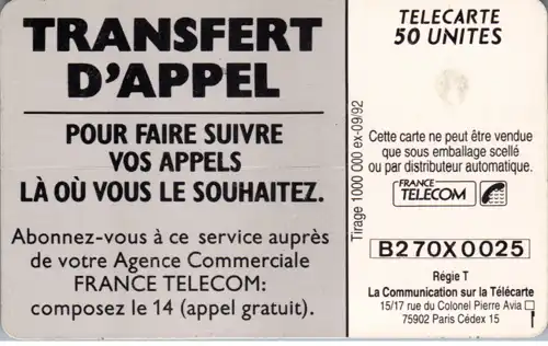 14976 - Frankreich - Transfer d' Appel