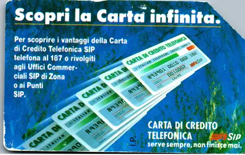 14985 - Italien - Scopri la Carta infinita , SIP