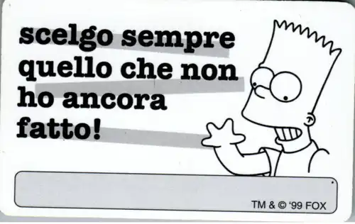 15004 - Italien - Simpsons , Matt Groening