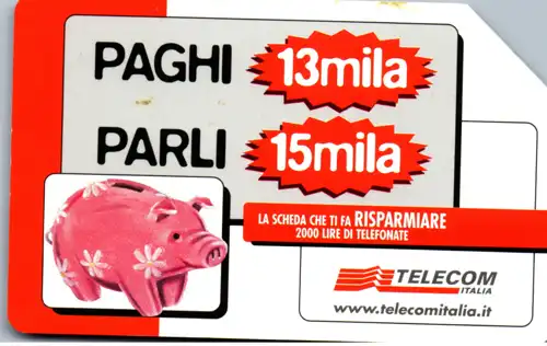 15019 - Italien - Motiv , Sparschwein