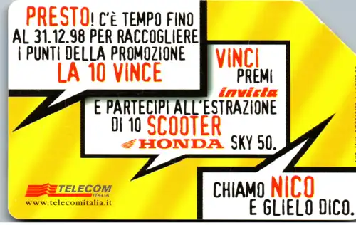 15024 - Italien - La 10 Vince , Honda Sky 50 , Nico