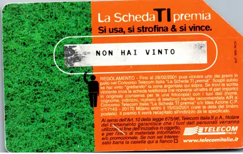 15045 - Italien - La Scheda ti premia