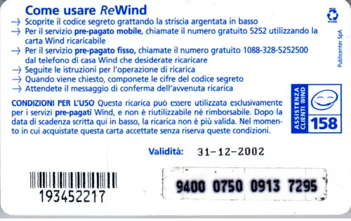 15055 - Italien - Wind , Rewind