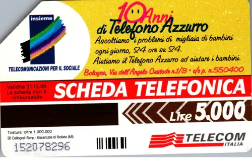 15060 - Italien - Il Telefono Azzurro