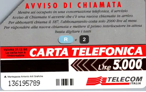 15079 - Italien - R2 - Avviso di Chiamata
