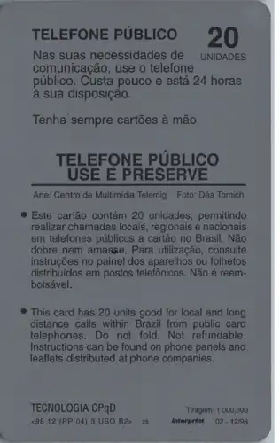 15101 - Brasilien - Telefone Publico use e Preserve
