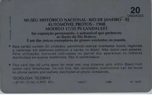 15103 - Brasilien - Museu Historico Nacional Rio