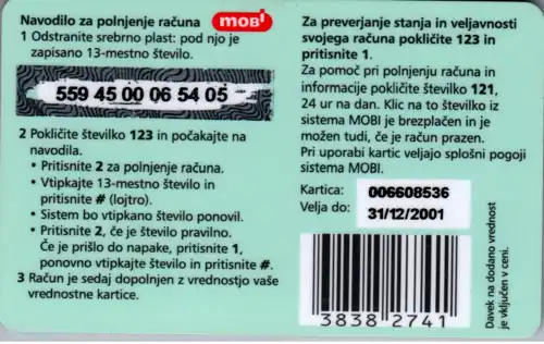 15126 - Slowenien - Mobitel , Mobi , Rusevec , Tetrao tetrix , Auerhahn